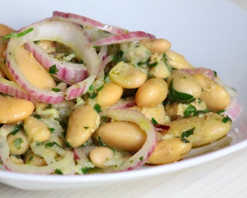 Fagioli con cipolle