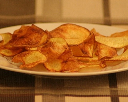 Patate chips fritte