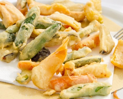 Verdure pastellate fritte